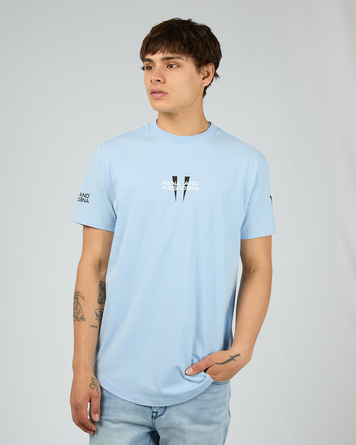 Legion Dual Curved Tee Blue