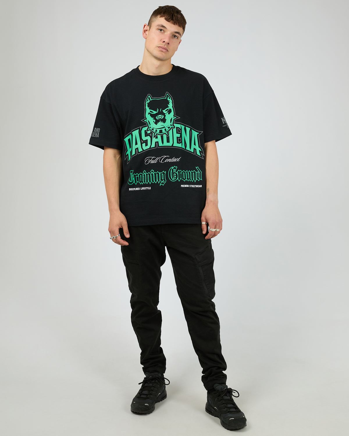Trained Raptor Tee Black