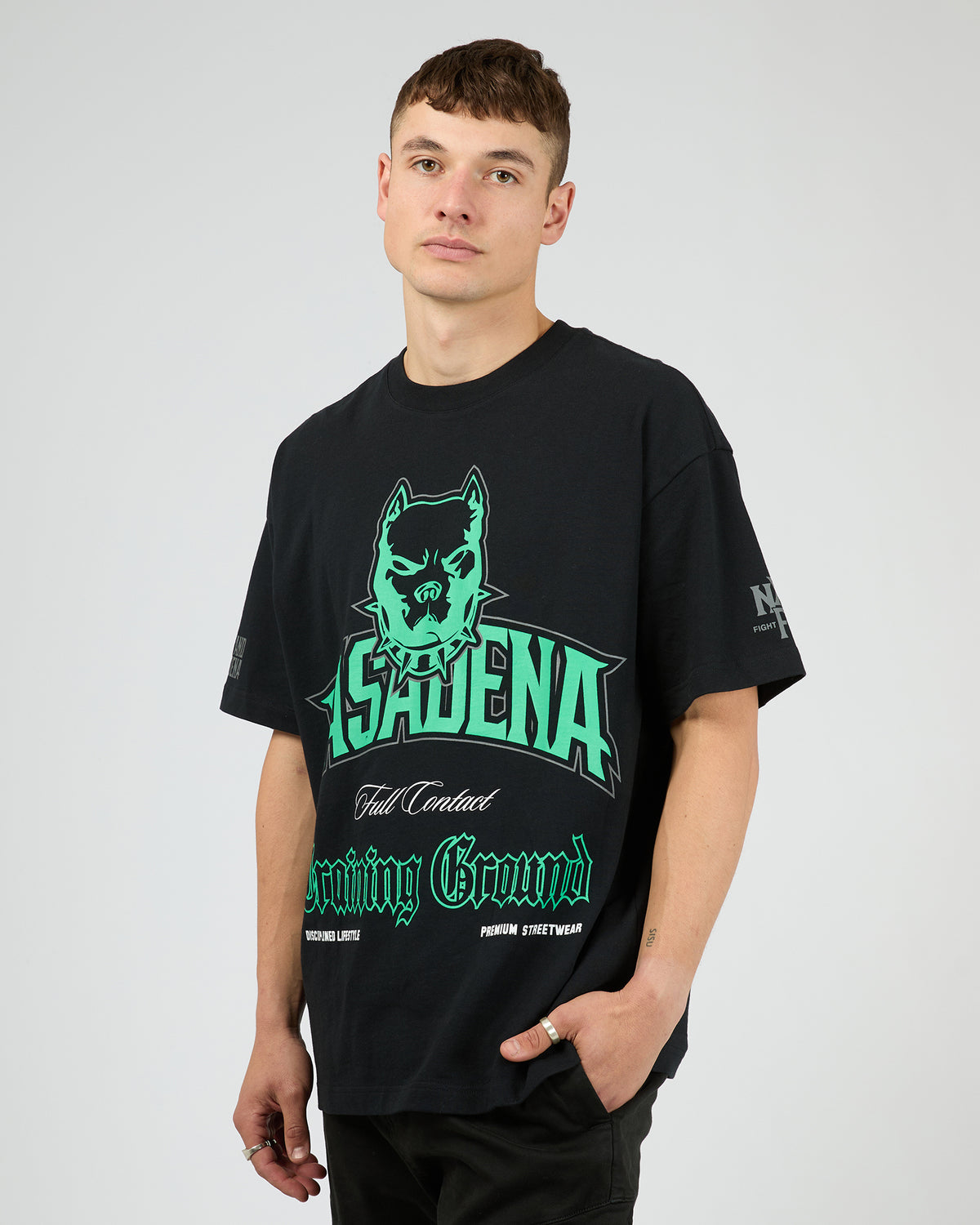 Trained Raptor Tee Black