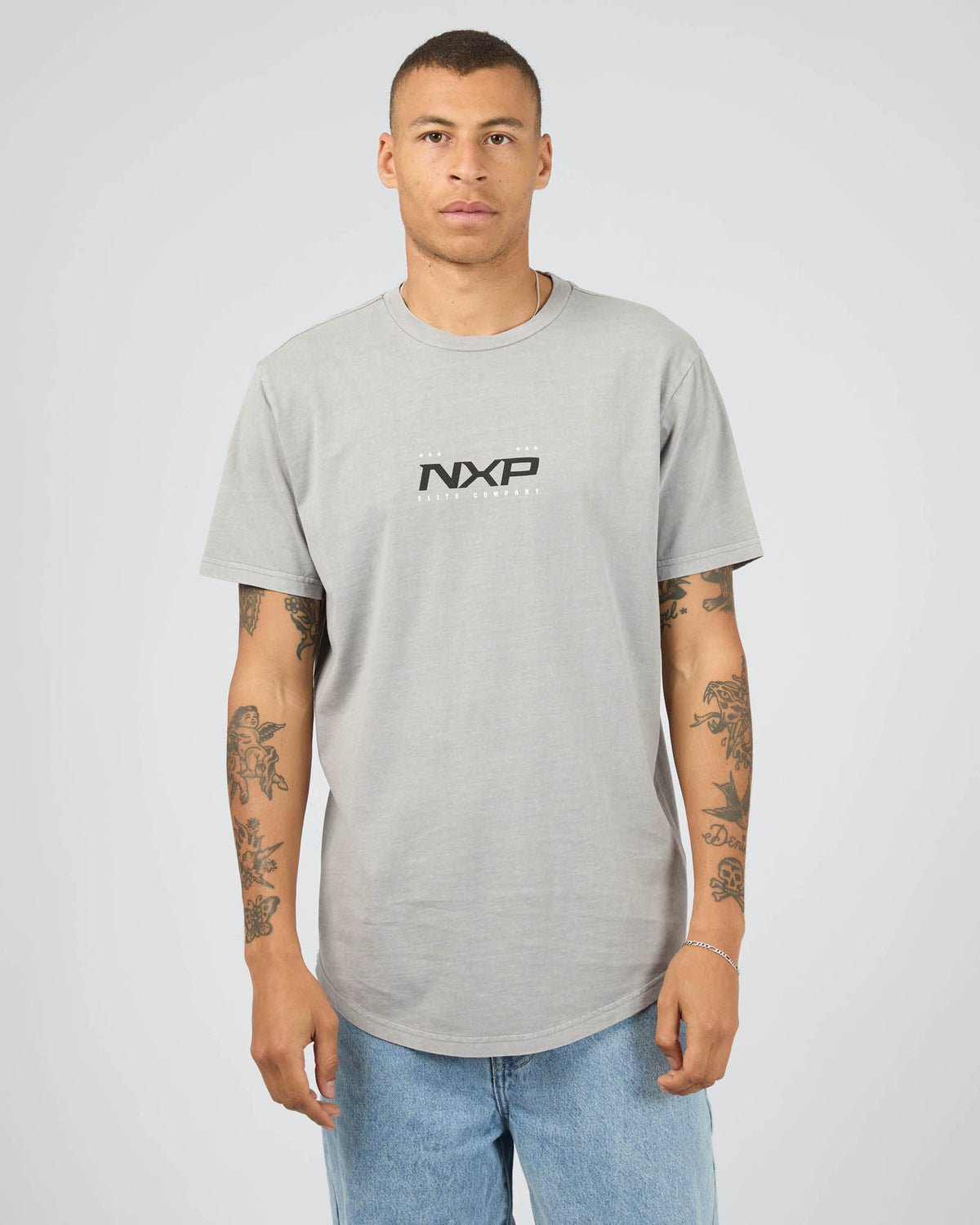 Deliberate Dual Curved Tee Alloy