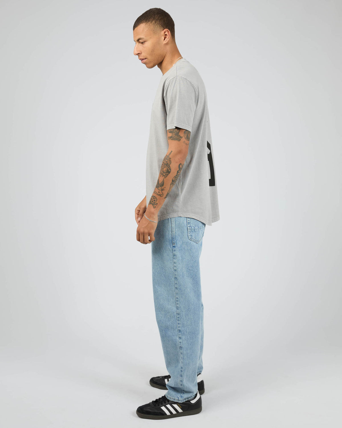 Deliberate Dual Curved Tee Alloy