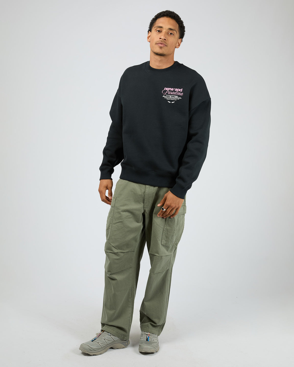 Limitless Box Fit Sweater Black