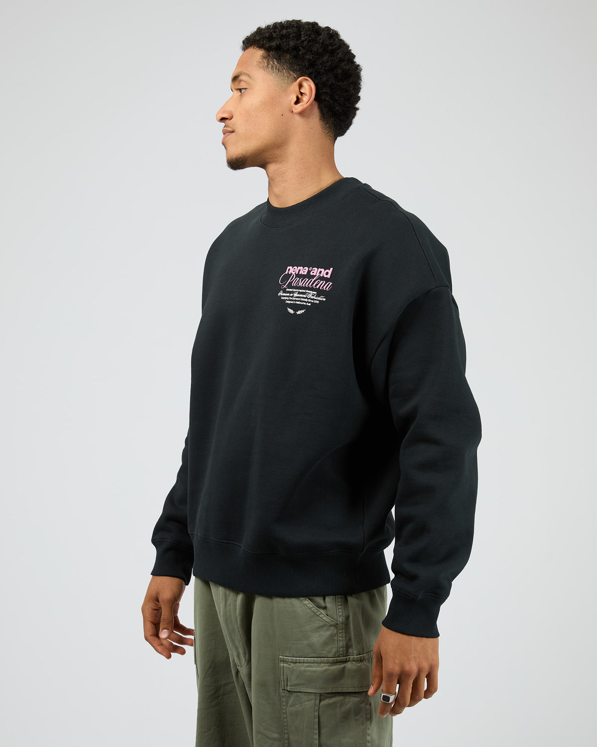 Limitless Box Fit Sweater Black