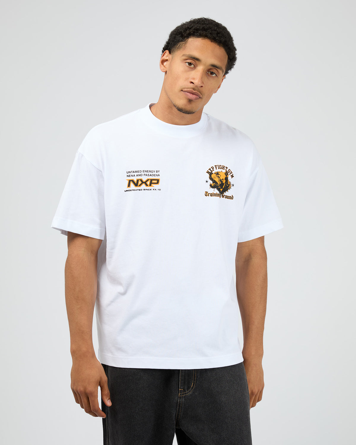 Beast Mode Raptor Tee White