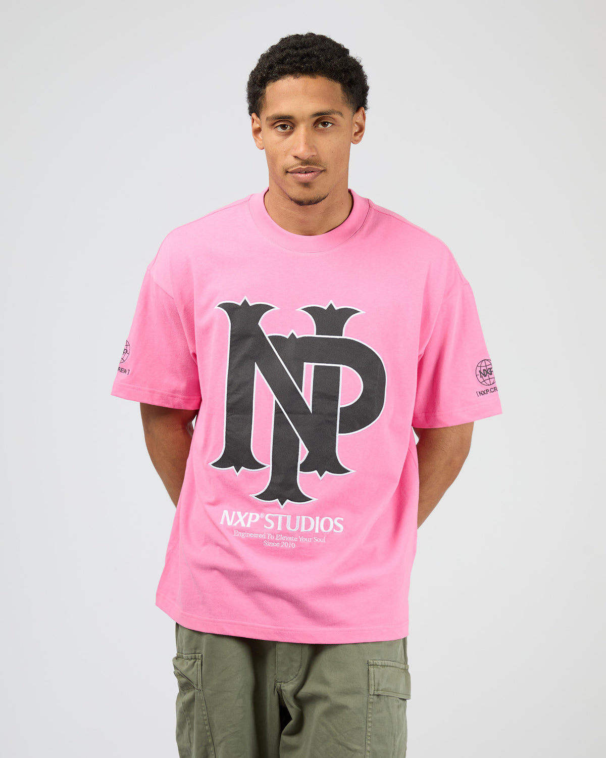 Preach Raptor Tee Pink