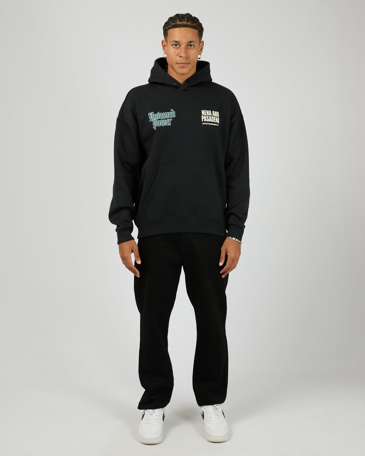 Mercy Box Fit Hoodie Black