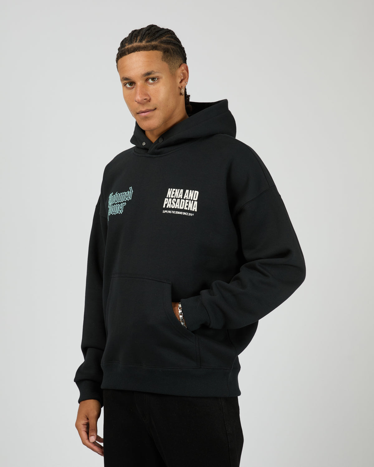 Mercy Box Fit Hoodie Black