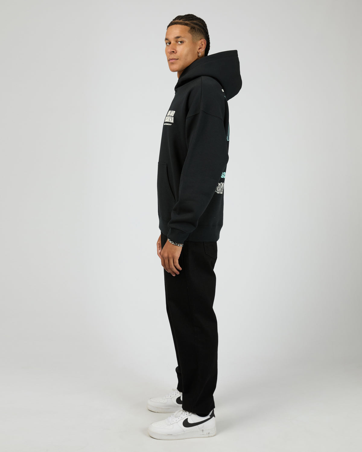 Mercy Box Fit Hoodie Black