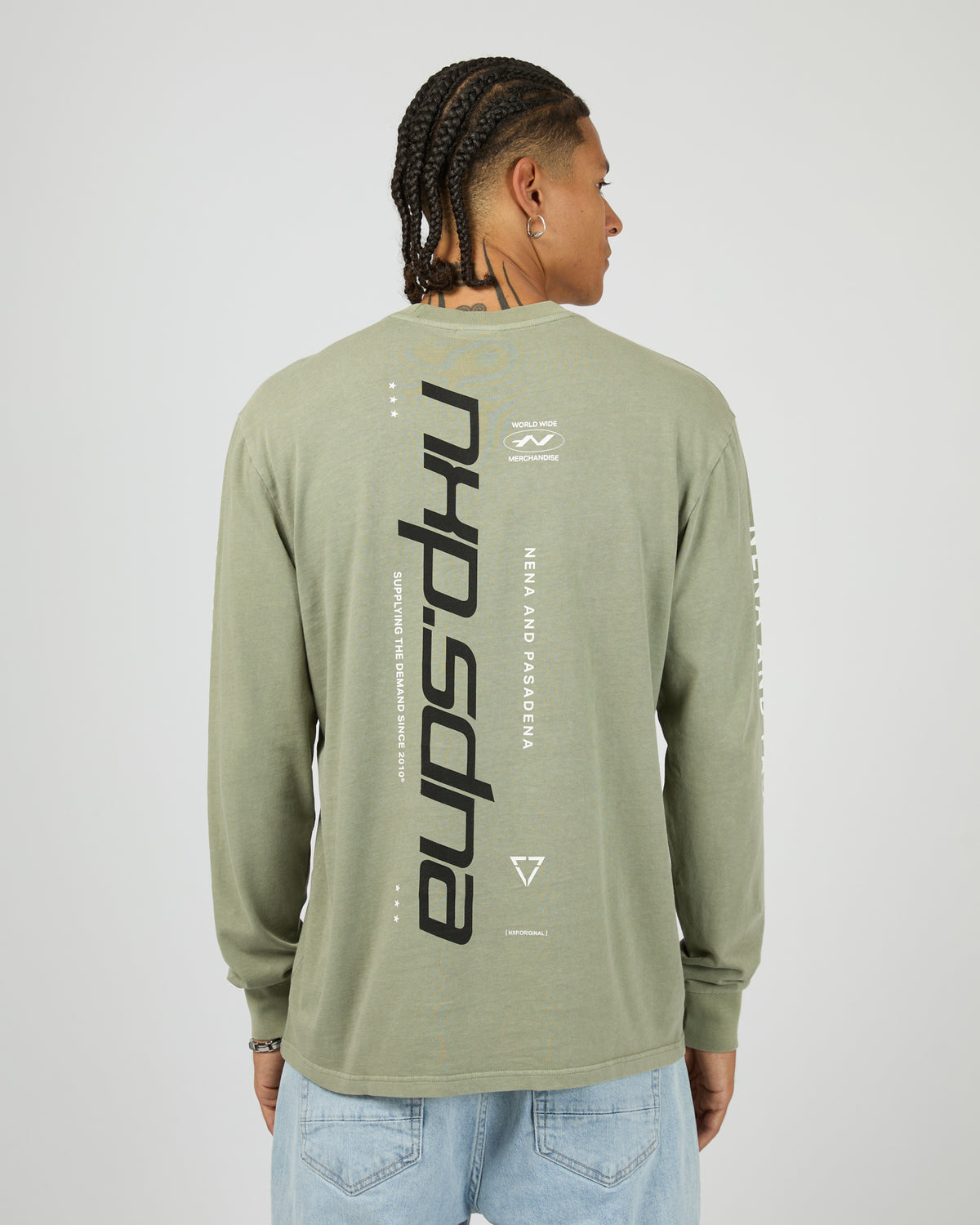 Sector Relaxed Long Sleeve Tee Shadow