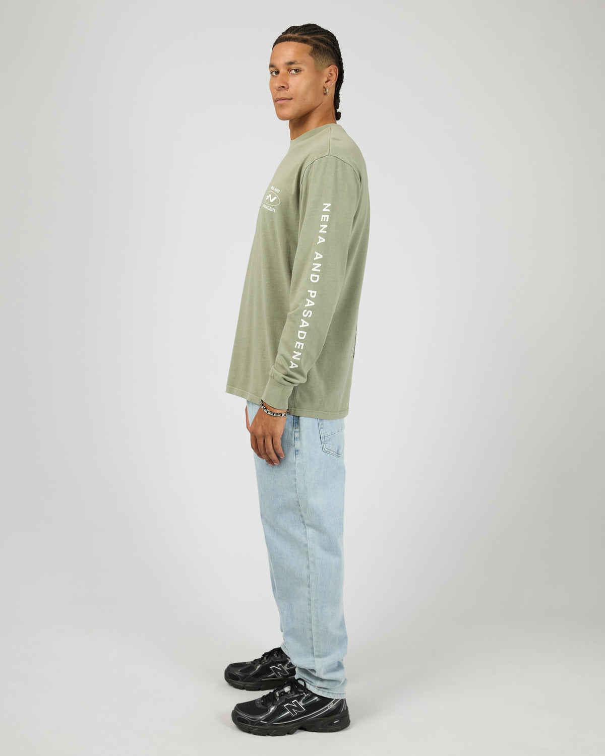 Sector Relaxed Long Sleeve Tee Shadow