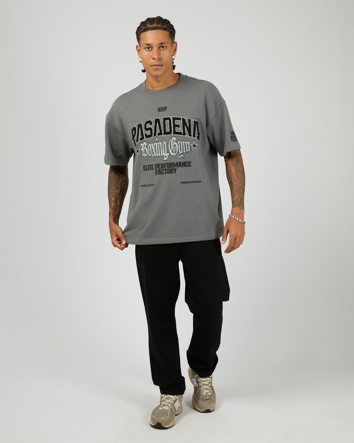 Victory Loopback Raptor Tee Charcoal