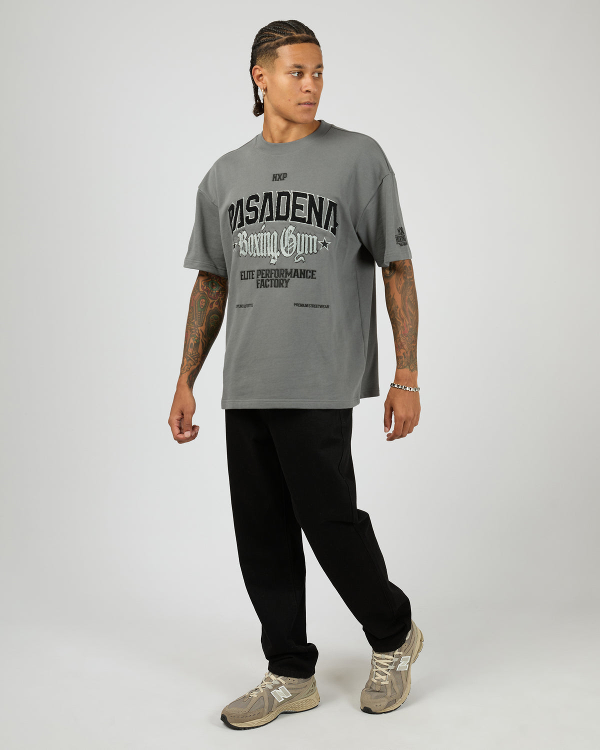 Victory Loopback Raptor Tee Charcoal