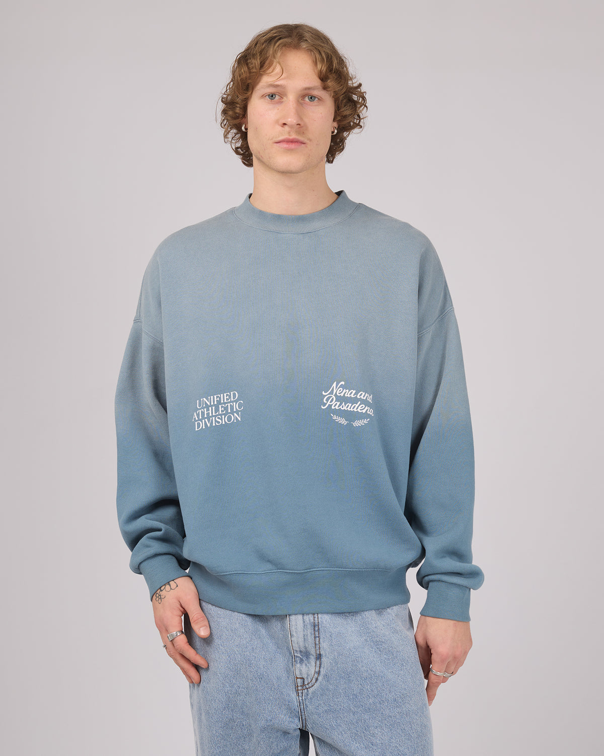 Nivalis Box Fit Sweater Agean Blue