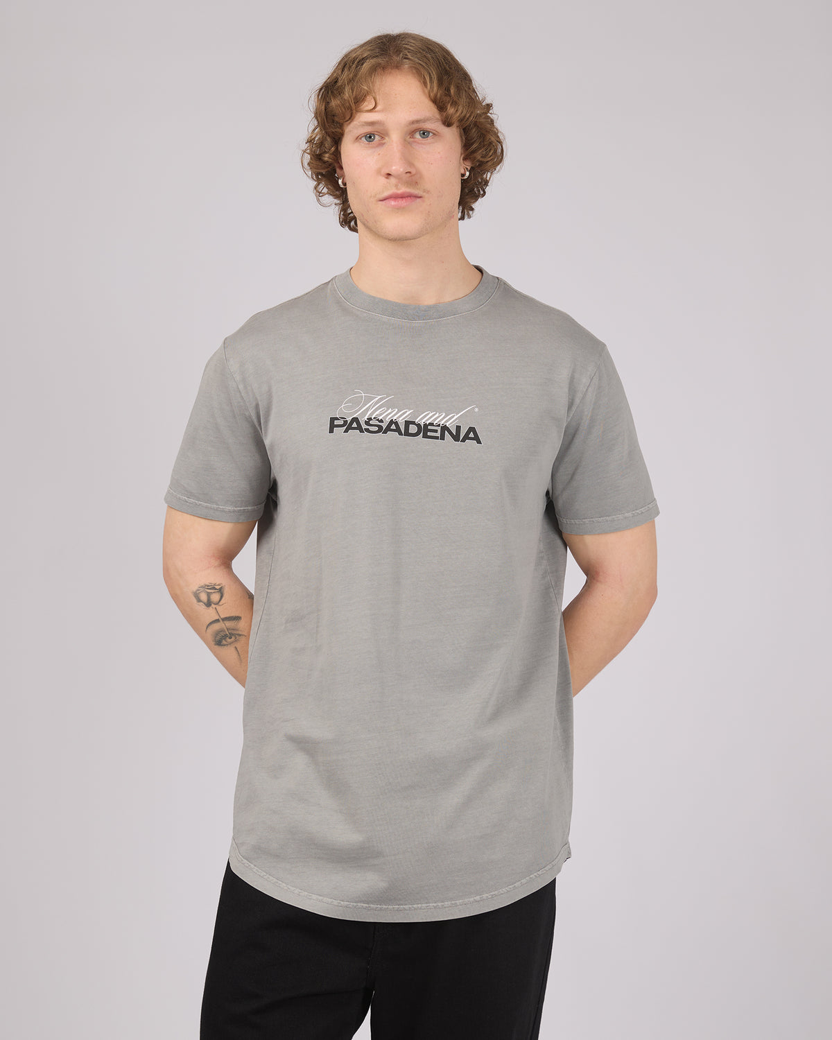 Smouldr Dual Curved Tee Pigment Grey