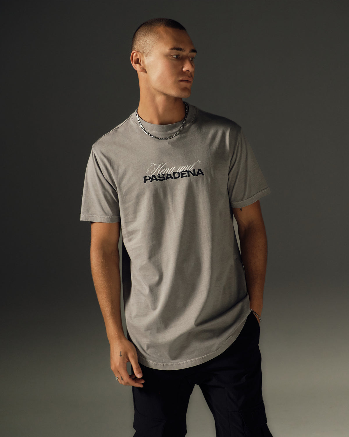Smouldr Dual Curved Tee Pigment Grey