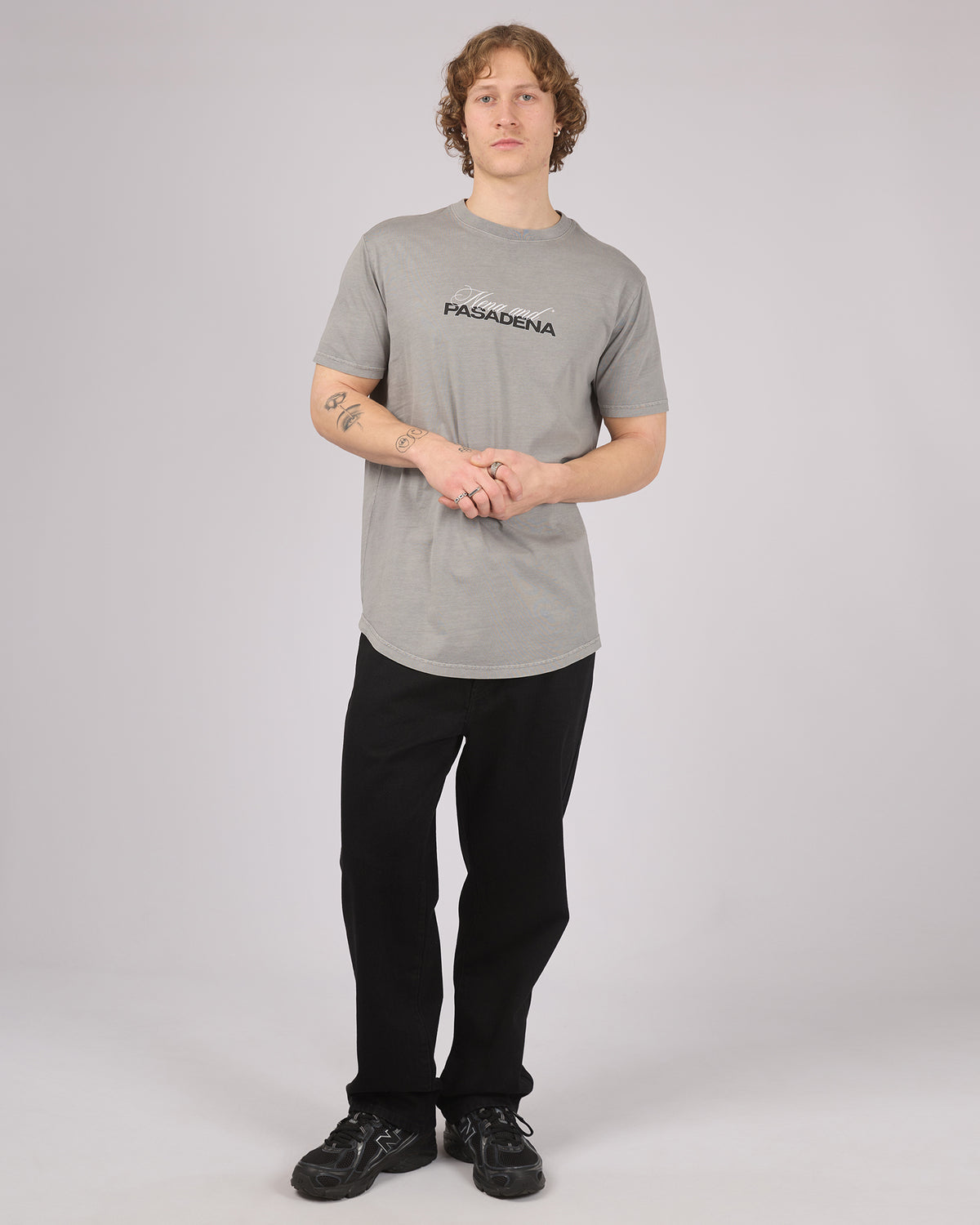 Smouldr Dual Curved Tee Pigment Grey