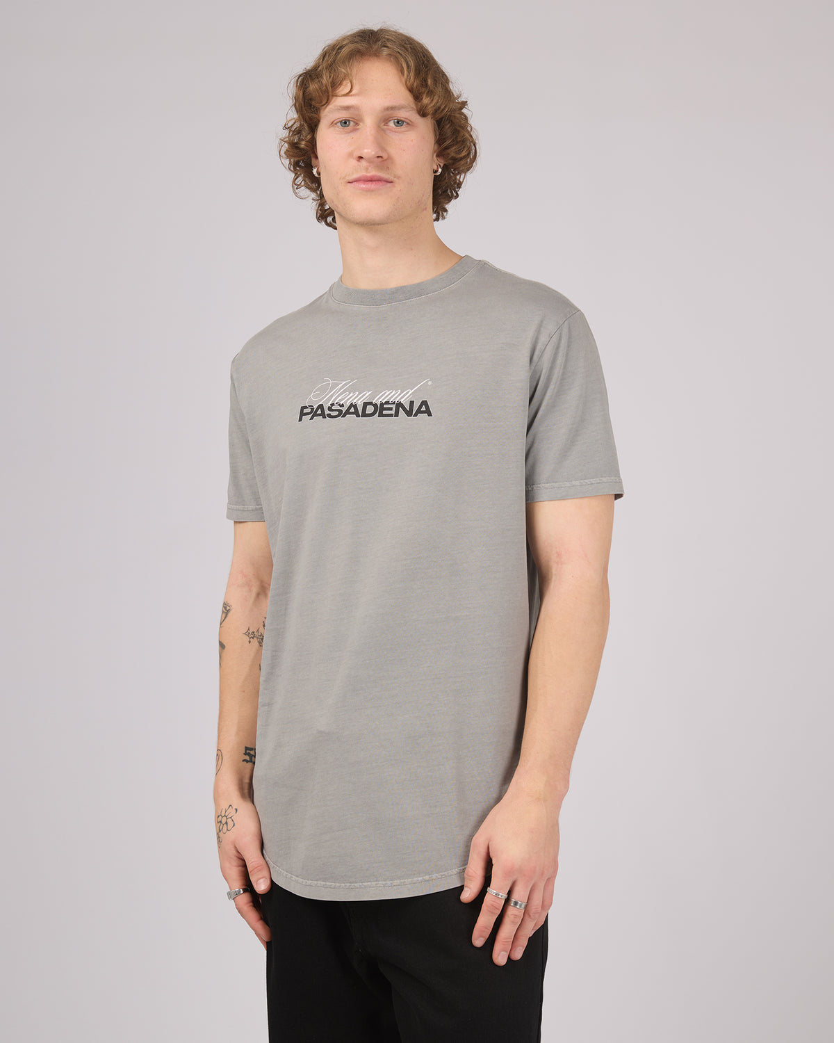 Smouldr Dual Curved Tee Pigment Grey