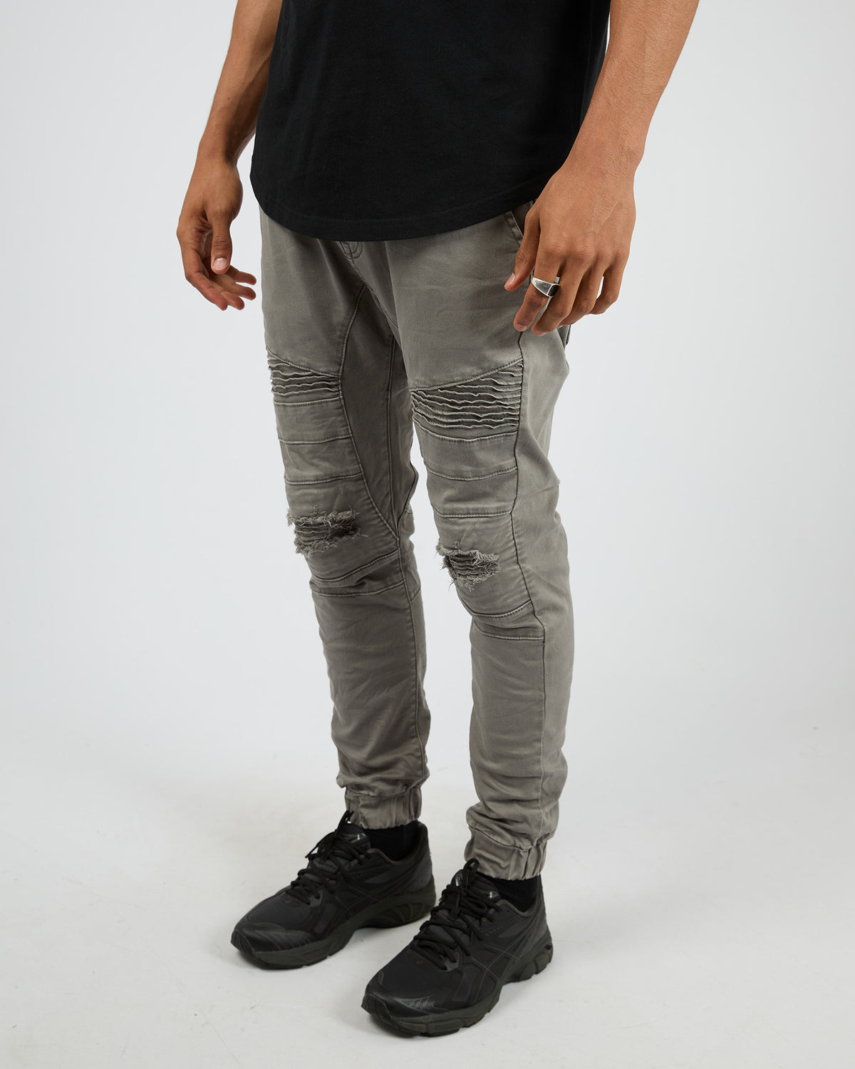 Viper Denim Jogger Black Volcano