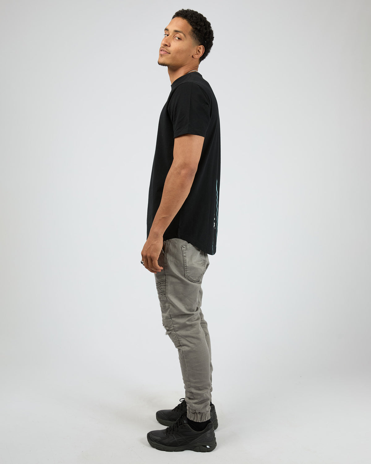 Viper Denim Jogger Black Volcano