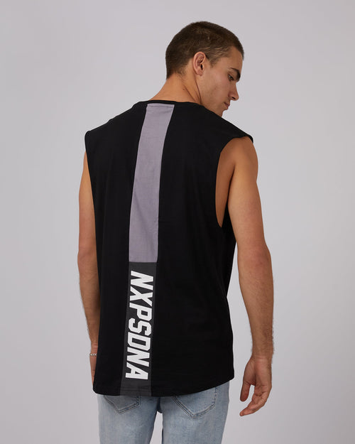 Nena and Pasadena-Cautionary Muscle Jet Black-Edge Clothing