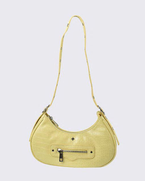 Peta and Jain-Moto Shoulder Bag Extendable Strap Lemon-Edge Clothing