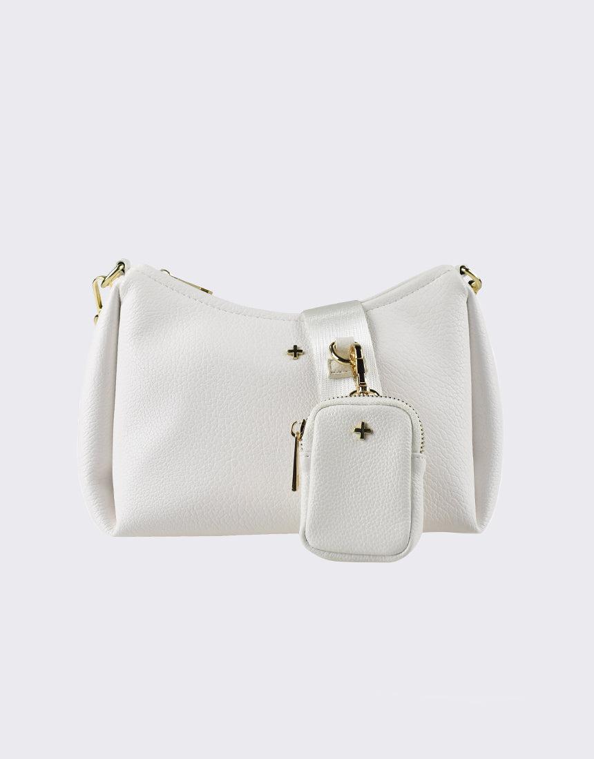 Peta and Jain-Tina Crossbody With Secrets Pouch White-Edge Clothing