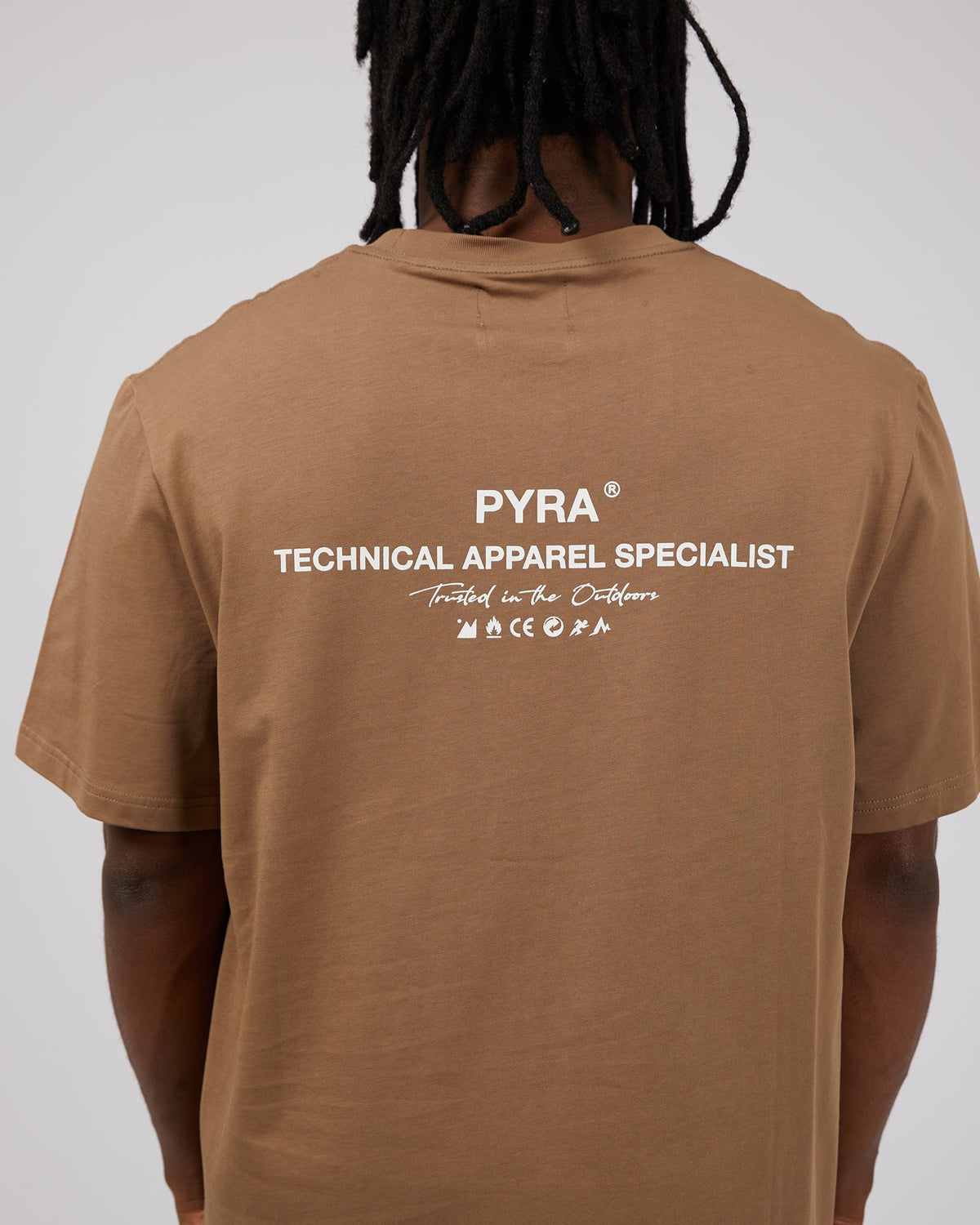 Pyra-Trusted Tee Mushroom-Edge Clothing