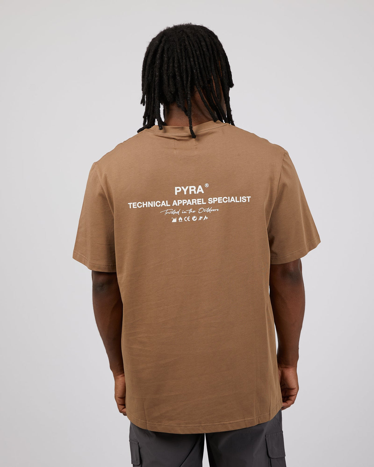 Pyra-Trusted Tee Mushroom-Edge Clothing