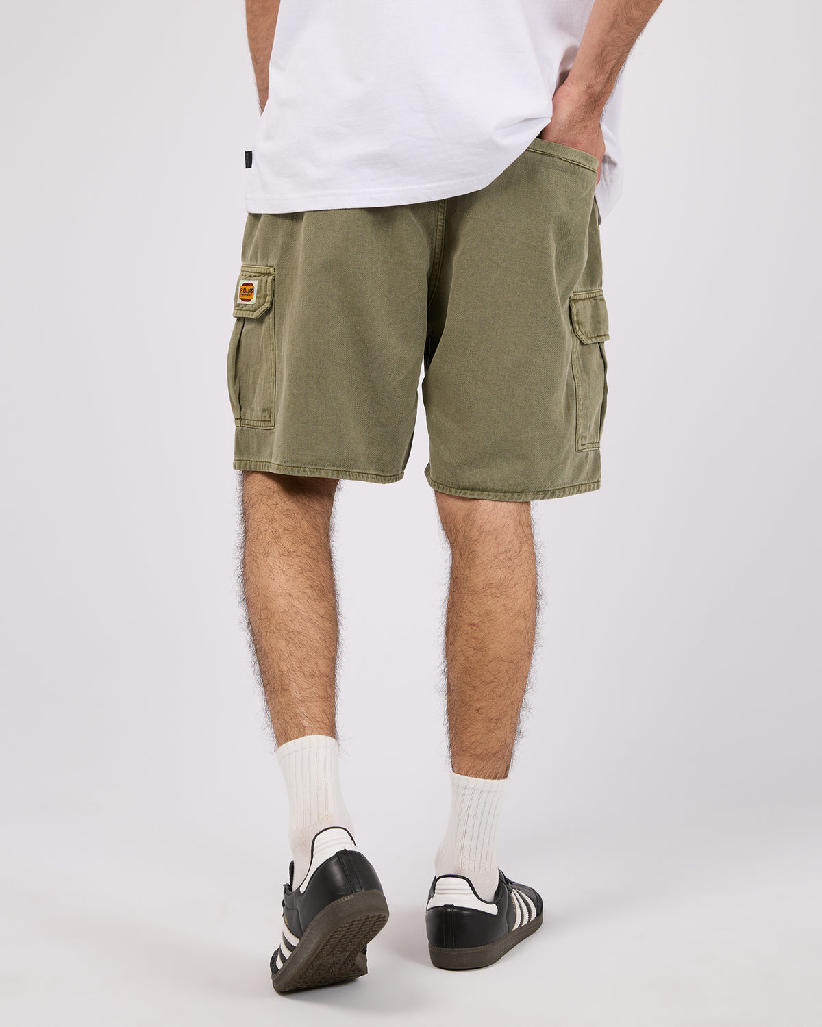 Tradie Cargo Short Faded Army