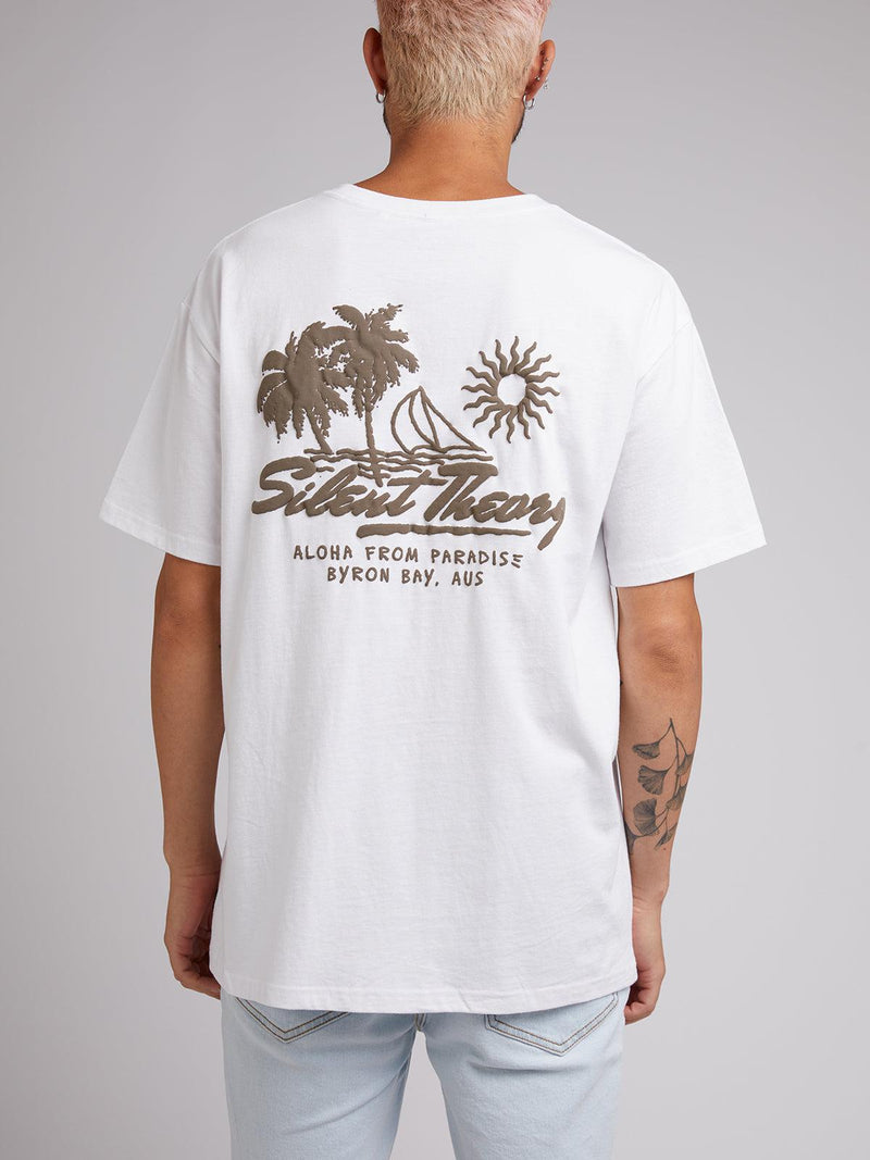 Silent Theory-Aloha Tee White-Edge Clothing