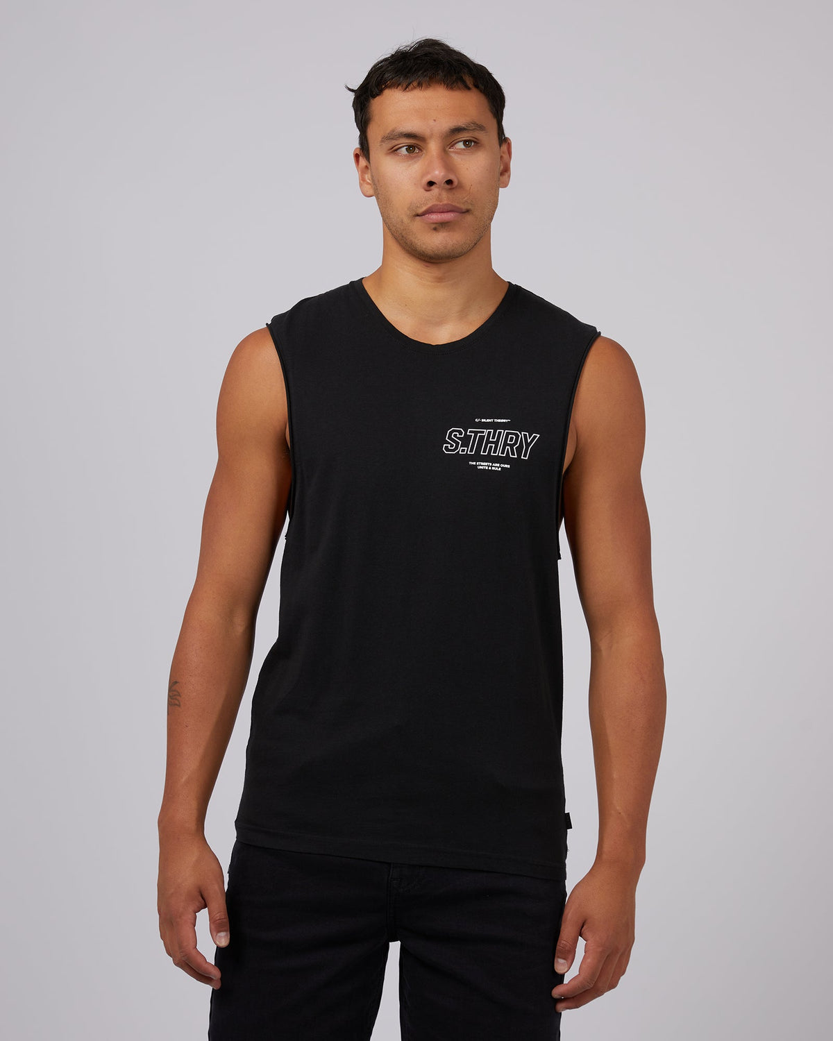 Silent Theory-Chaos Muscle Black-Edge Clothing