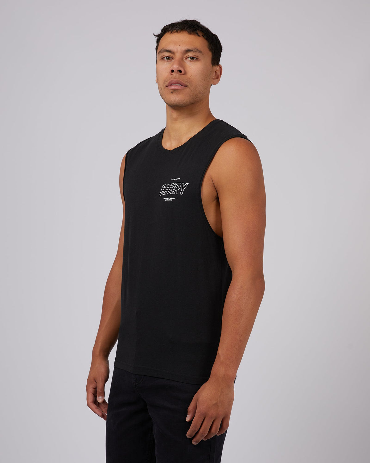 Silent Theory-Chaos Muscle Black-Edge Clothing