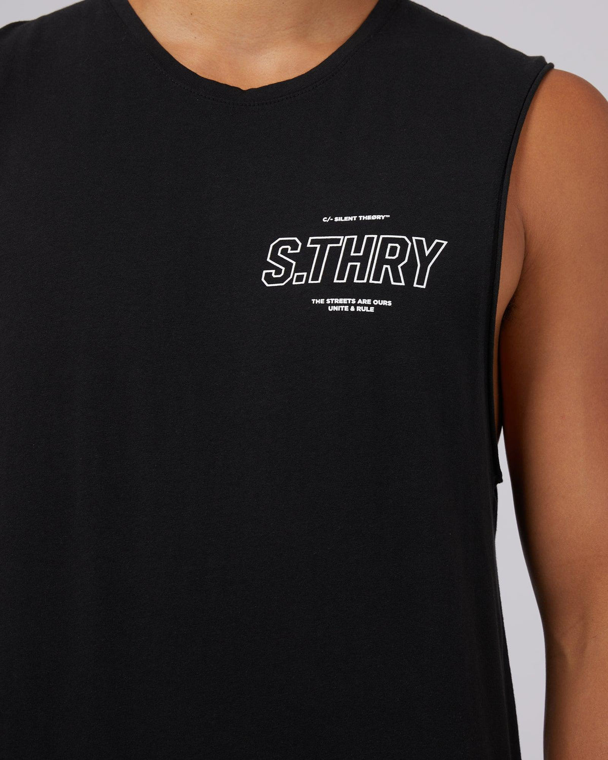 Silent Theory-Chaos Muscle Black-Edge Clothing