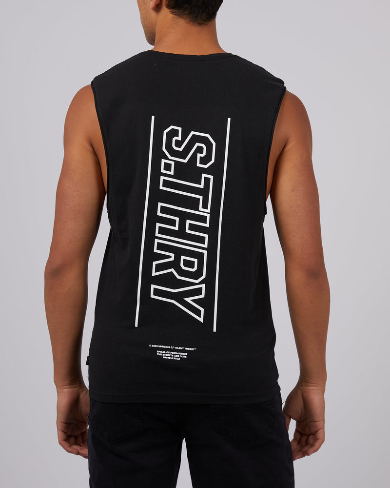 Silent Theory-Chaos Muscle Black-Edge Clothing