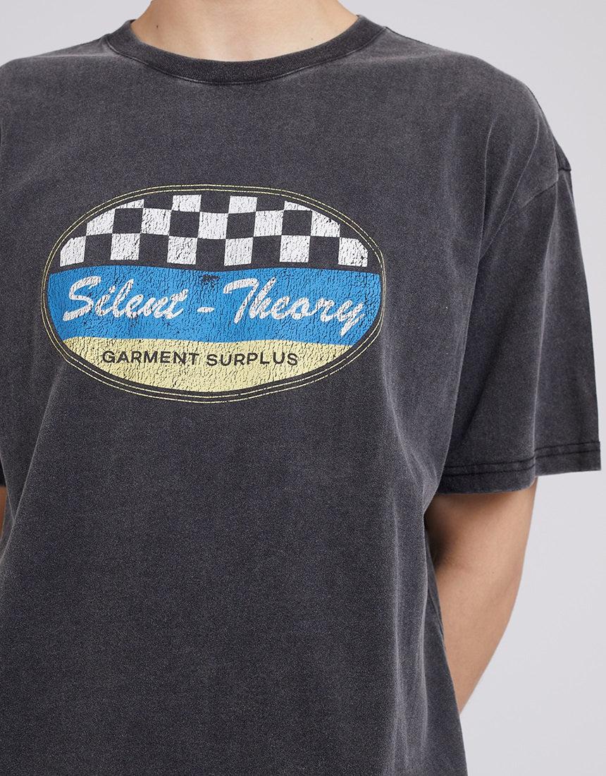 Silent Theory-Checker Tee Vintage Black-Edge Clothing