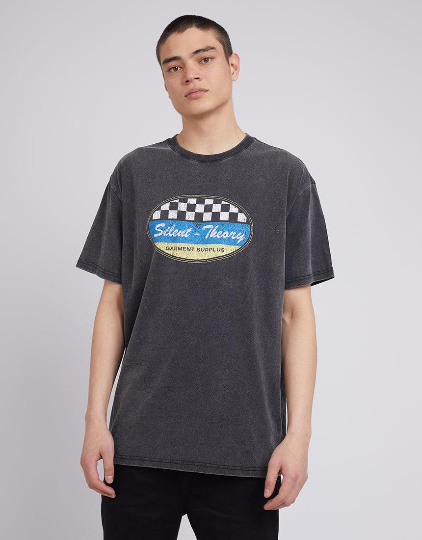 Silent Theory-Checker Tee Vintage Black-Edge Clothing