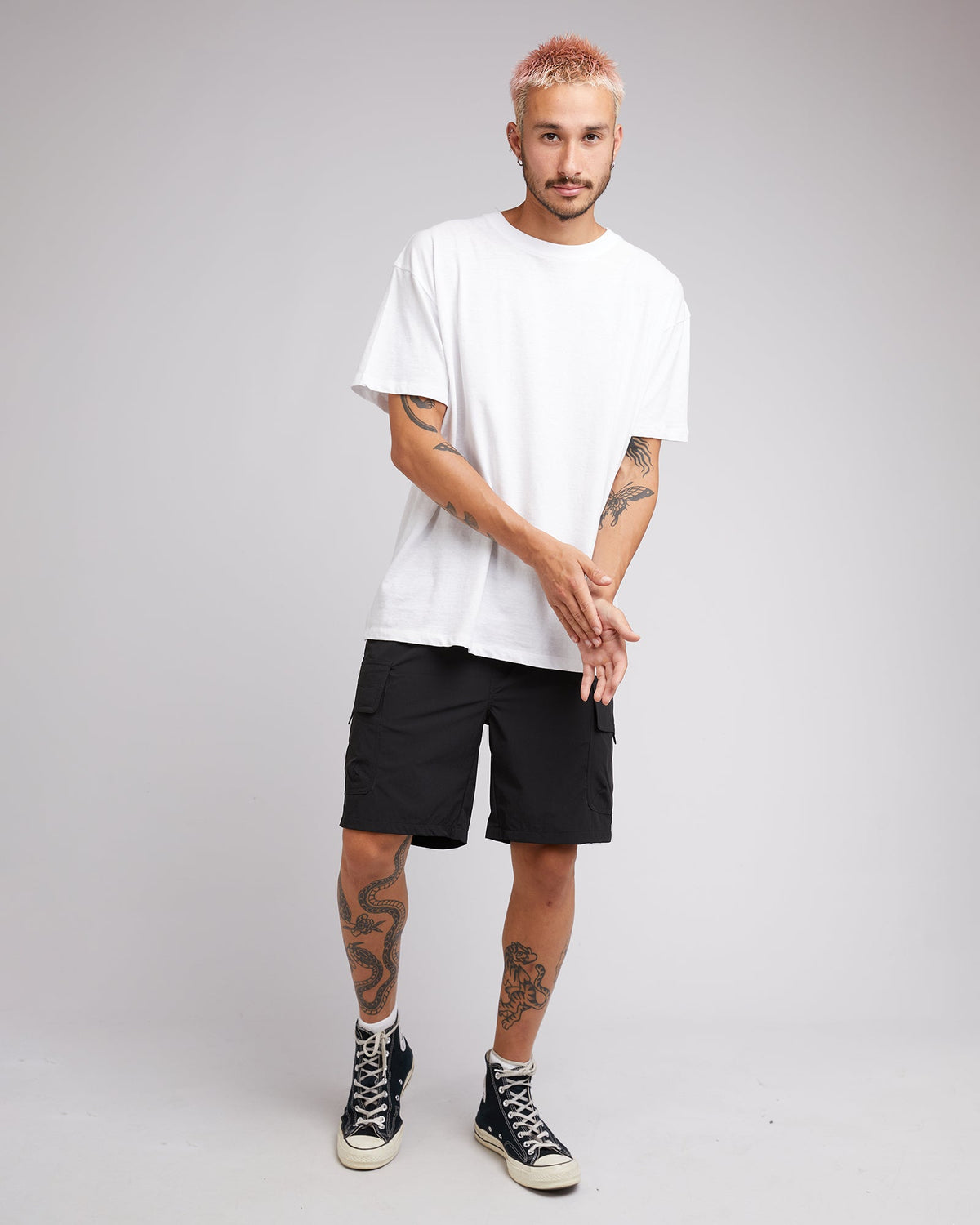 Silent Theory-Cleaver Cargo Short Black-Edge Clothing