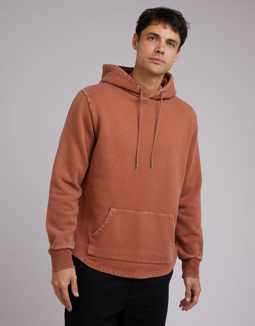Silent Theory-Curved Hem Hoody Clay-Edge Clothing
