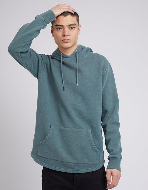 Silent Theory-Curved Hem Hoody Eucalyptus-Edge Clothing