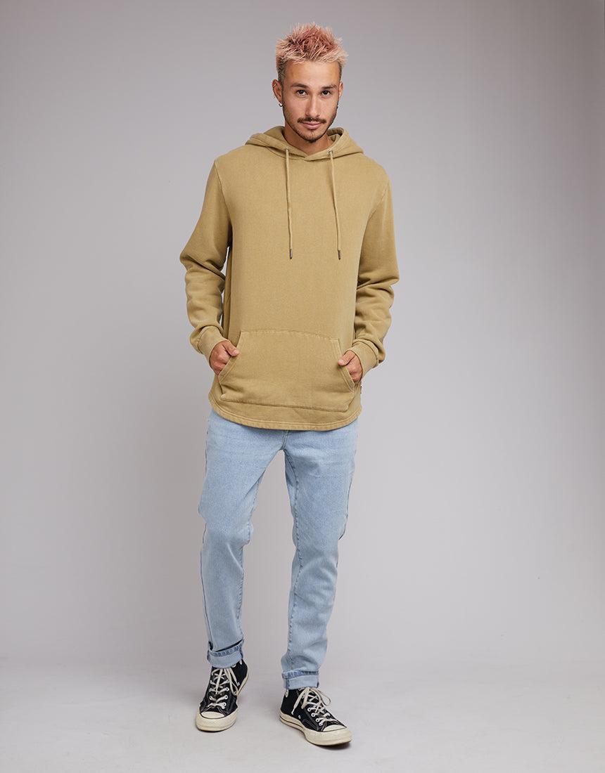 Silent Theory-Curved Hem Hoody Fennel-Edge Clothing