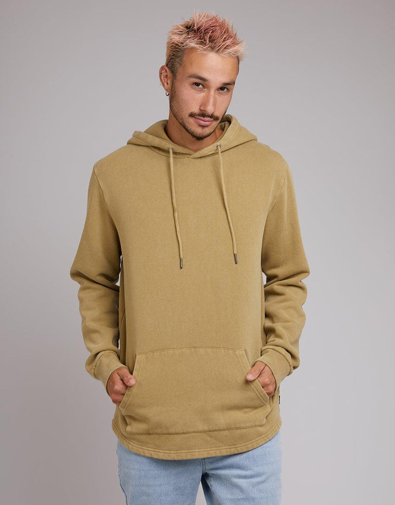 Silent Theory-Curved Hem Hoody Fennel-Edge Clothing