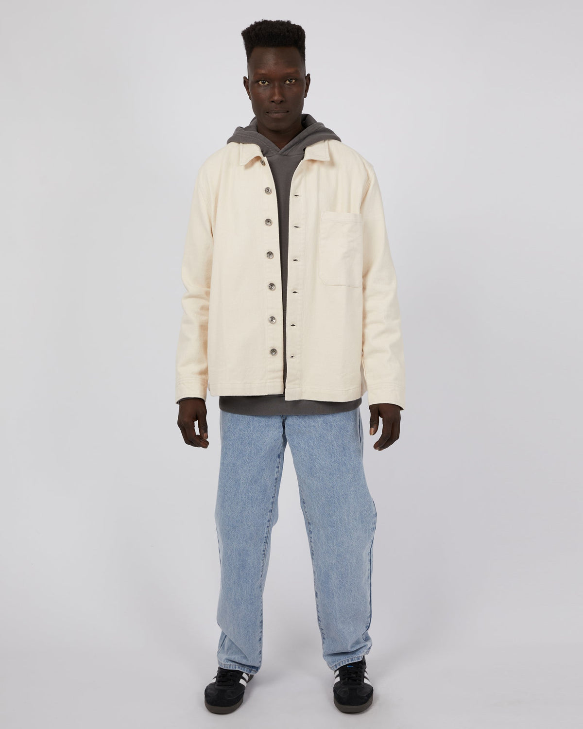 Silent Theory-Dover Overshirt Beige-Edge Clothing