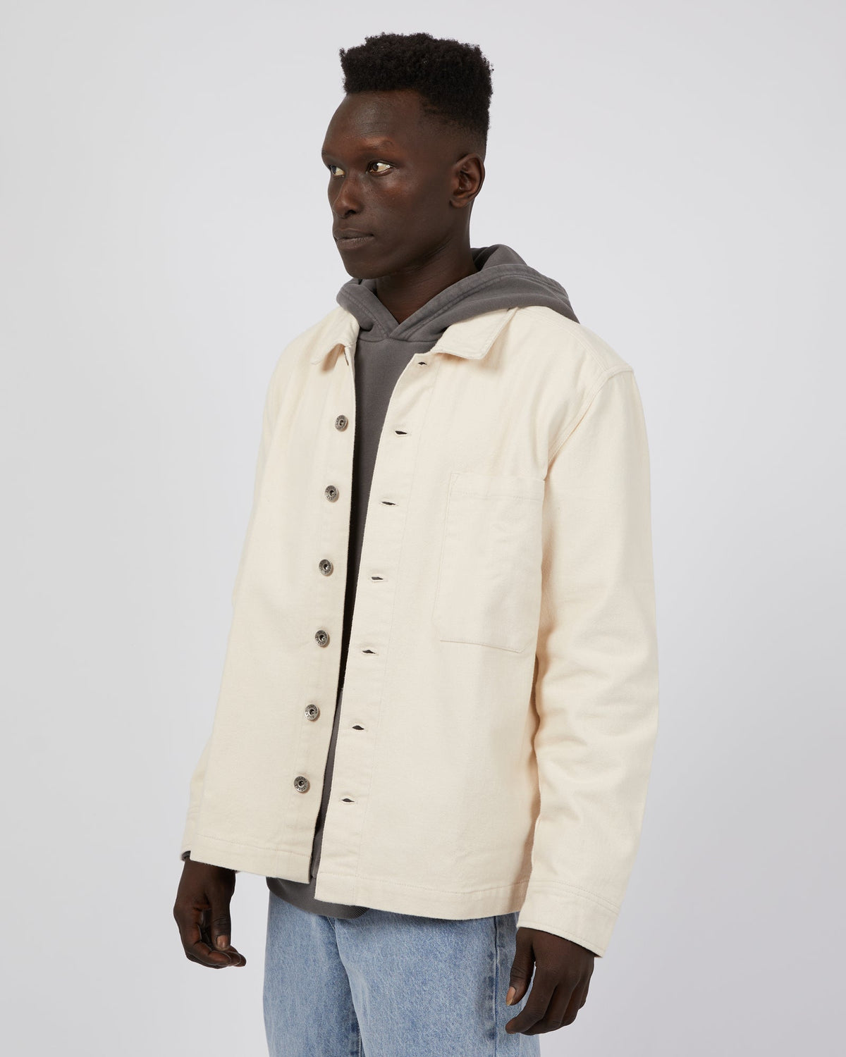 Silent Theory-Dover Overshirt Beige-Edge Clothing