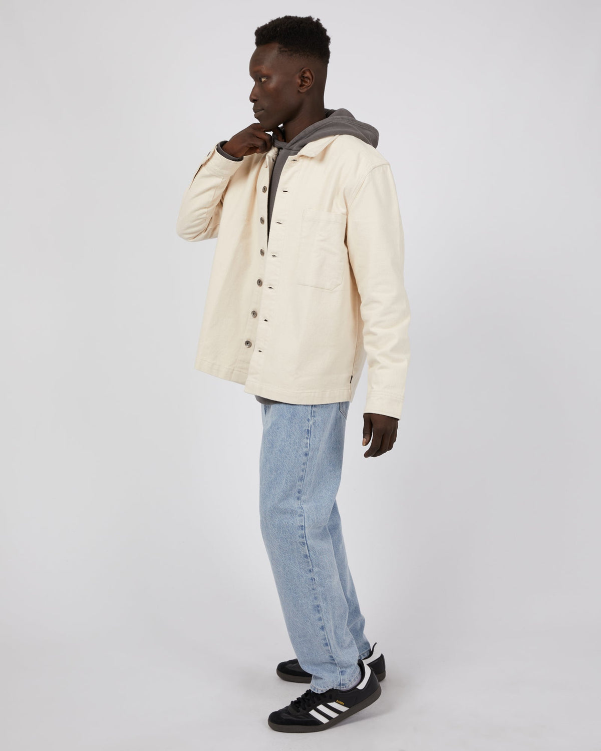 Silent Theory-Dover Overshirt Beige-Edge Clothing