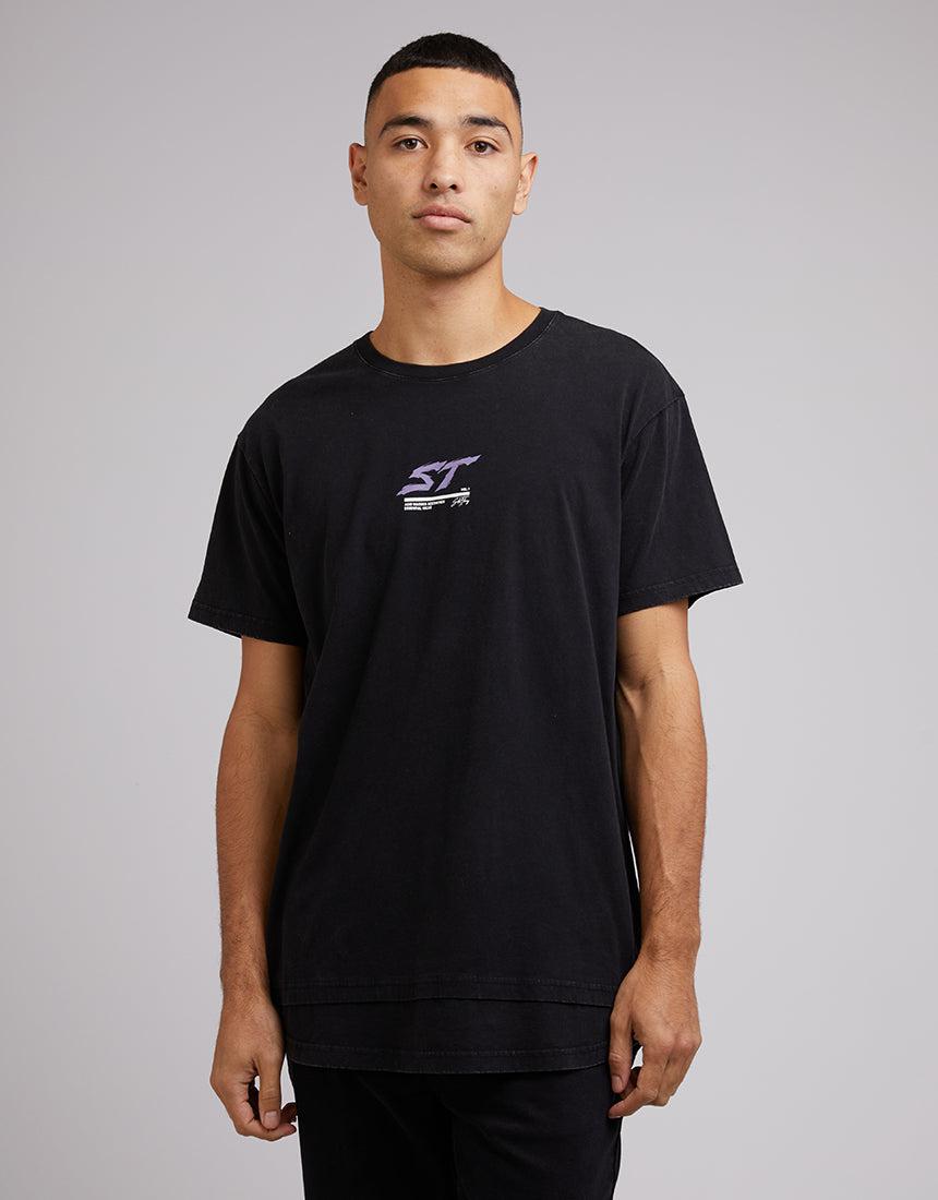 Silent Theory-Empire Layered Tee Washed Black-Edge Clothing