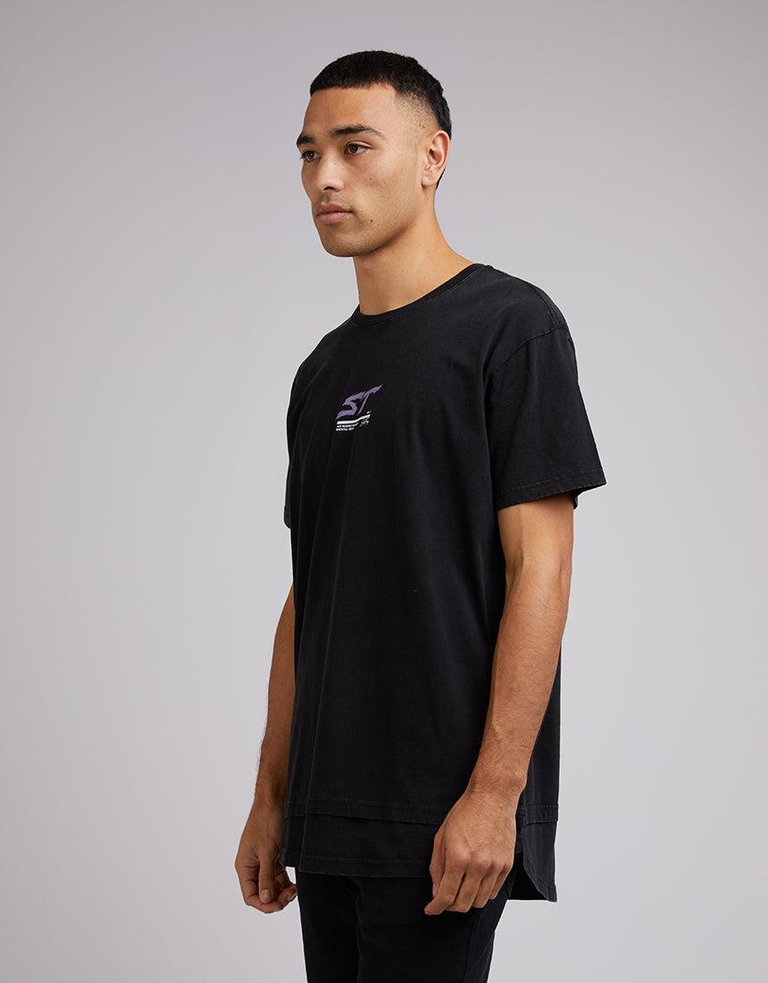 Silent Theory-Empire Layered Tee Washed Black-Edge Clothing