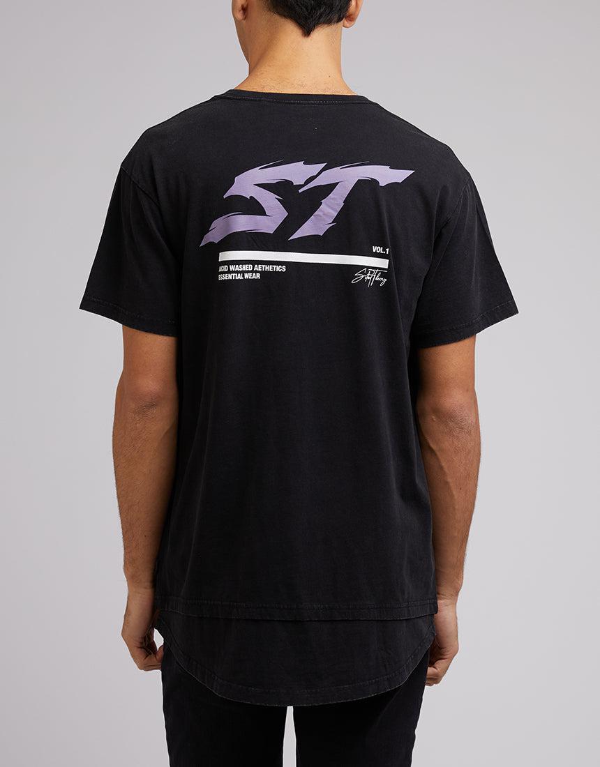 Silent Theory-Empire Layered Tee Washed Black-Edge Clothing