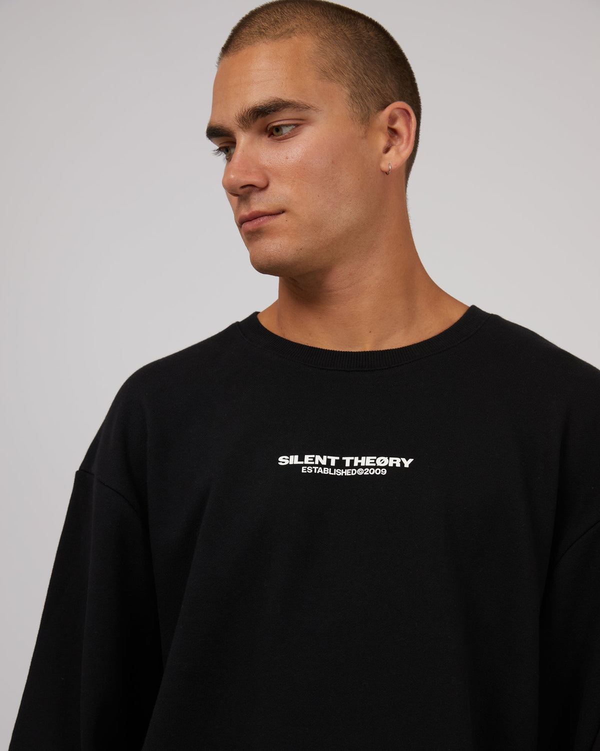 Silent Theory-Essential Theory Crew Black-Edge Clothing