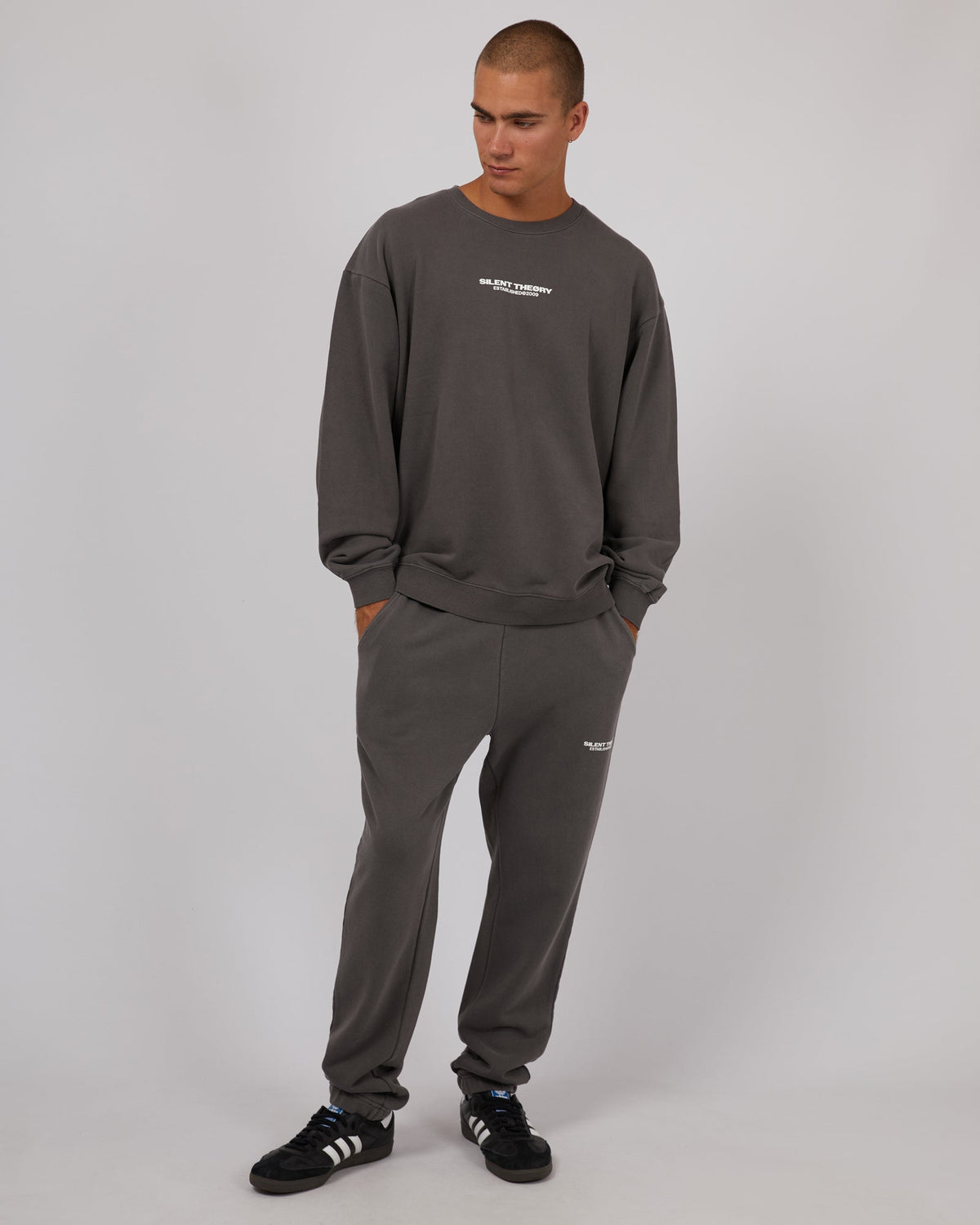 Silent Theory-Essential Theory Crew Coal-Edge Clothing