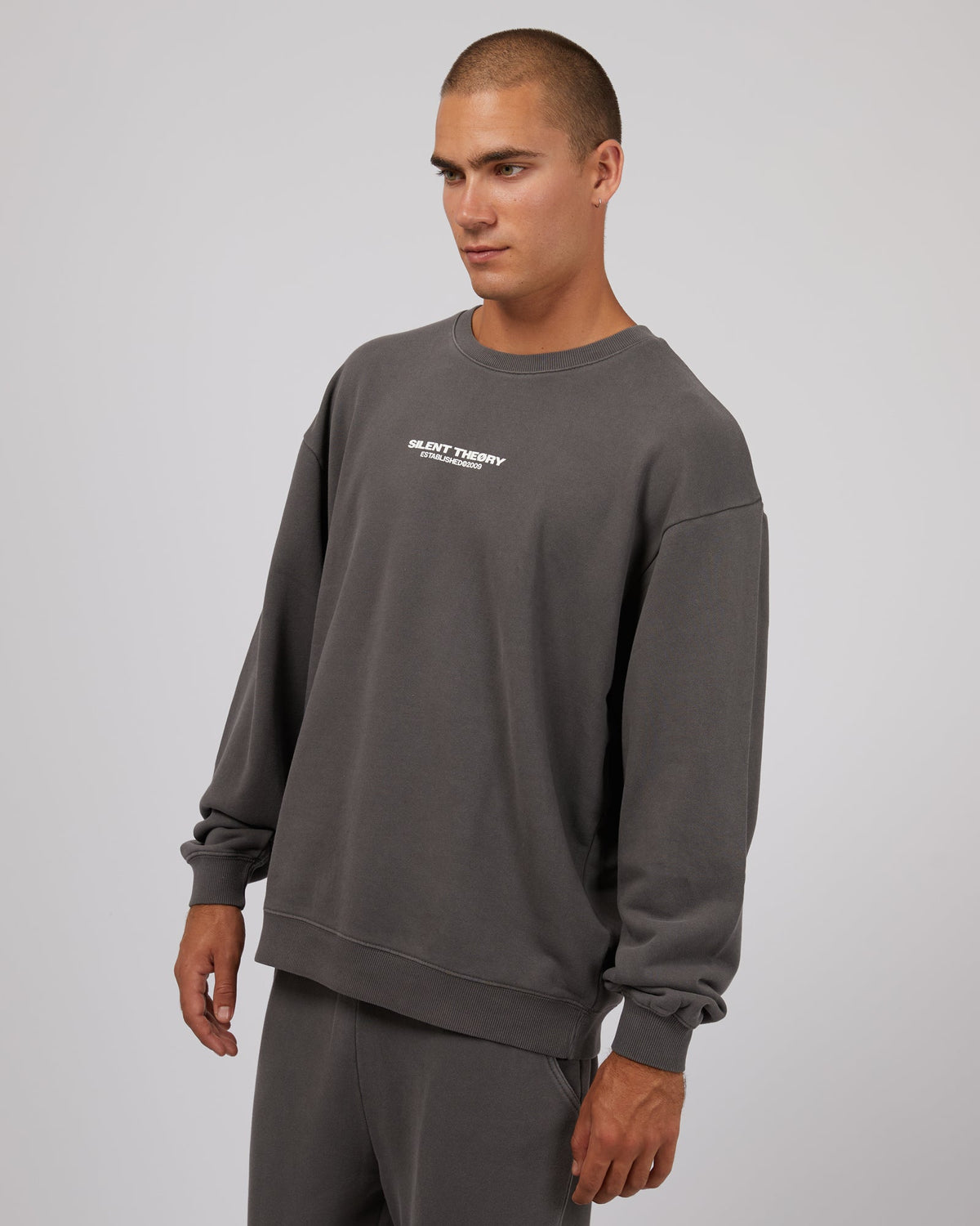 Silent Theory-Essential Theory Crew Coal-Edge Clothing